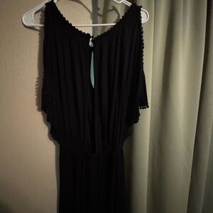 Charlotte Russe Black Backless Dress
